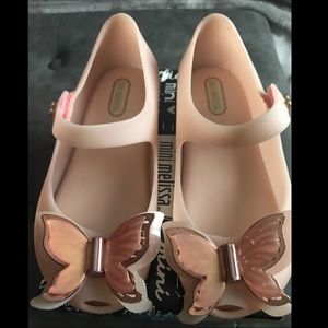 Mini Melissa toddler Mary Jane w/butterfly size 10
